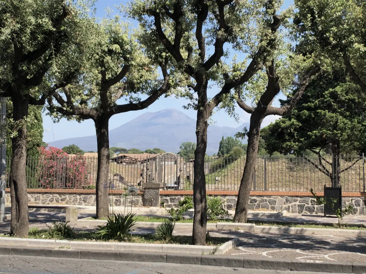 Sunlit stones of the Pompeii excavations in the season’s best light for a private tour